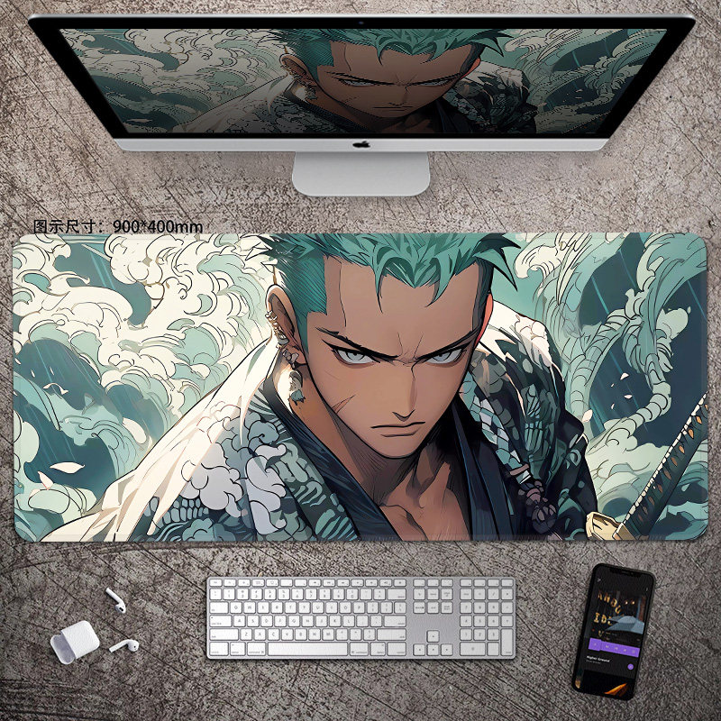 Animation ONE PIECE Leather Mo - مراجعة Gaming Keyboard Mouse وسعره