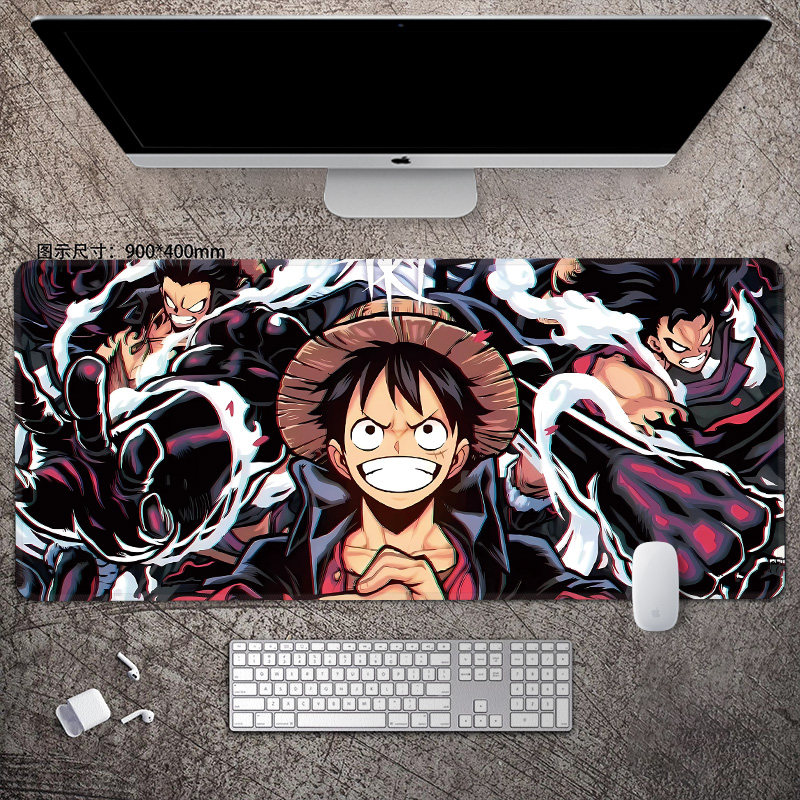 Animation ONE PIECE Leather Mo - مراجعة Gaming Keyboard Mouse وسعره