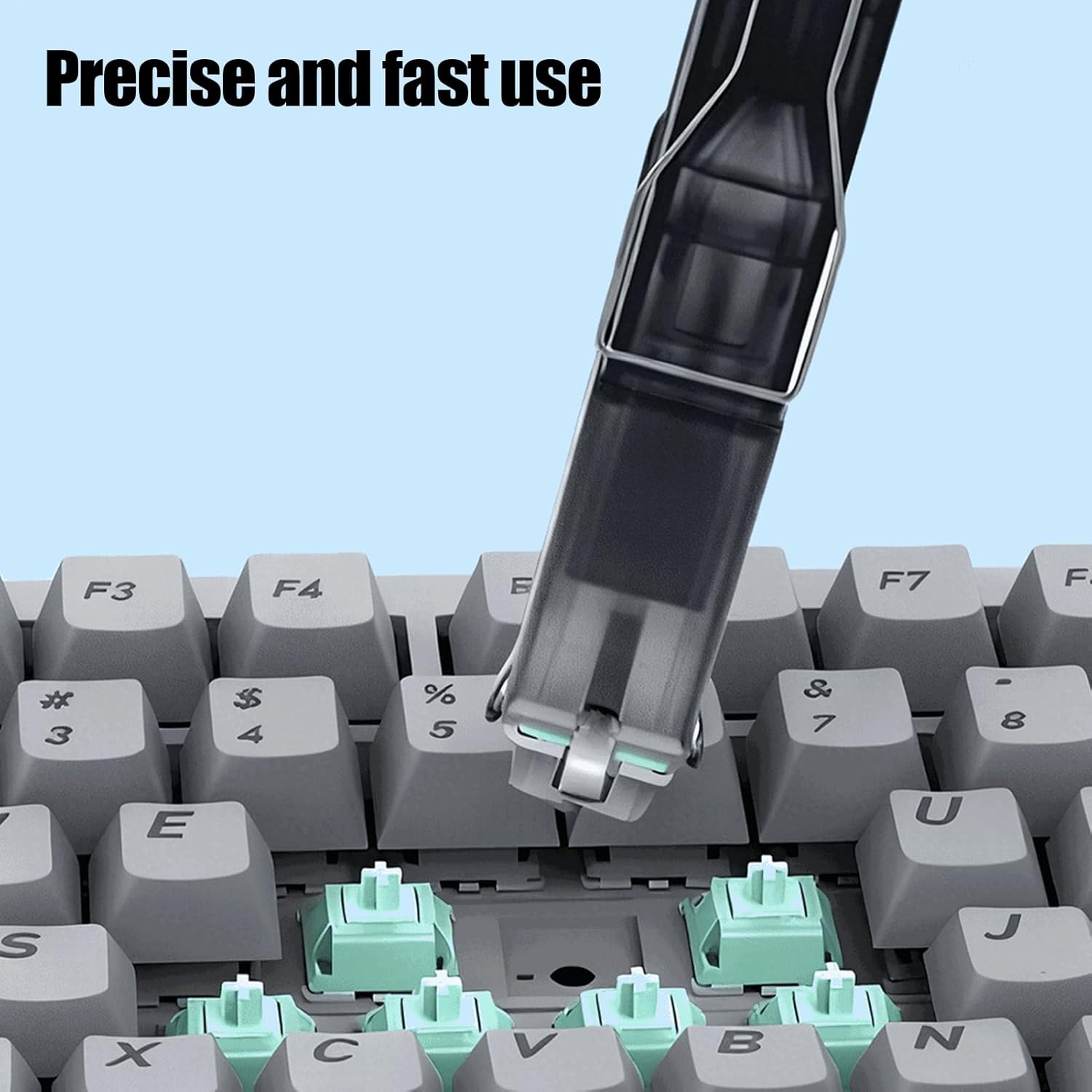 2-1pcs Keyboard Keycaps Puller - مراجعة Keycap Puller Ring وسعره