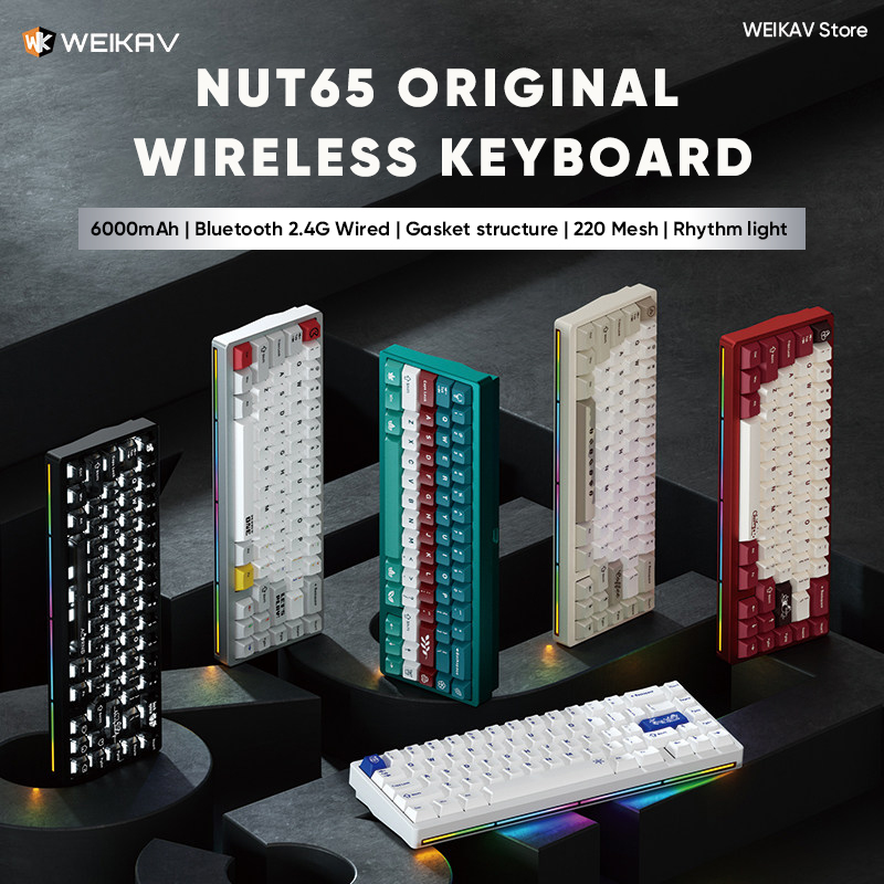 WEIKAV NUT65 Wireless Gaming A - مراجعة Gaming Keyboard Extension وسعره
