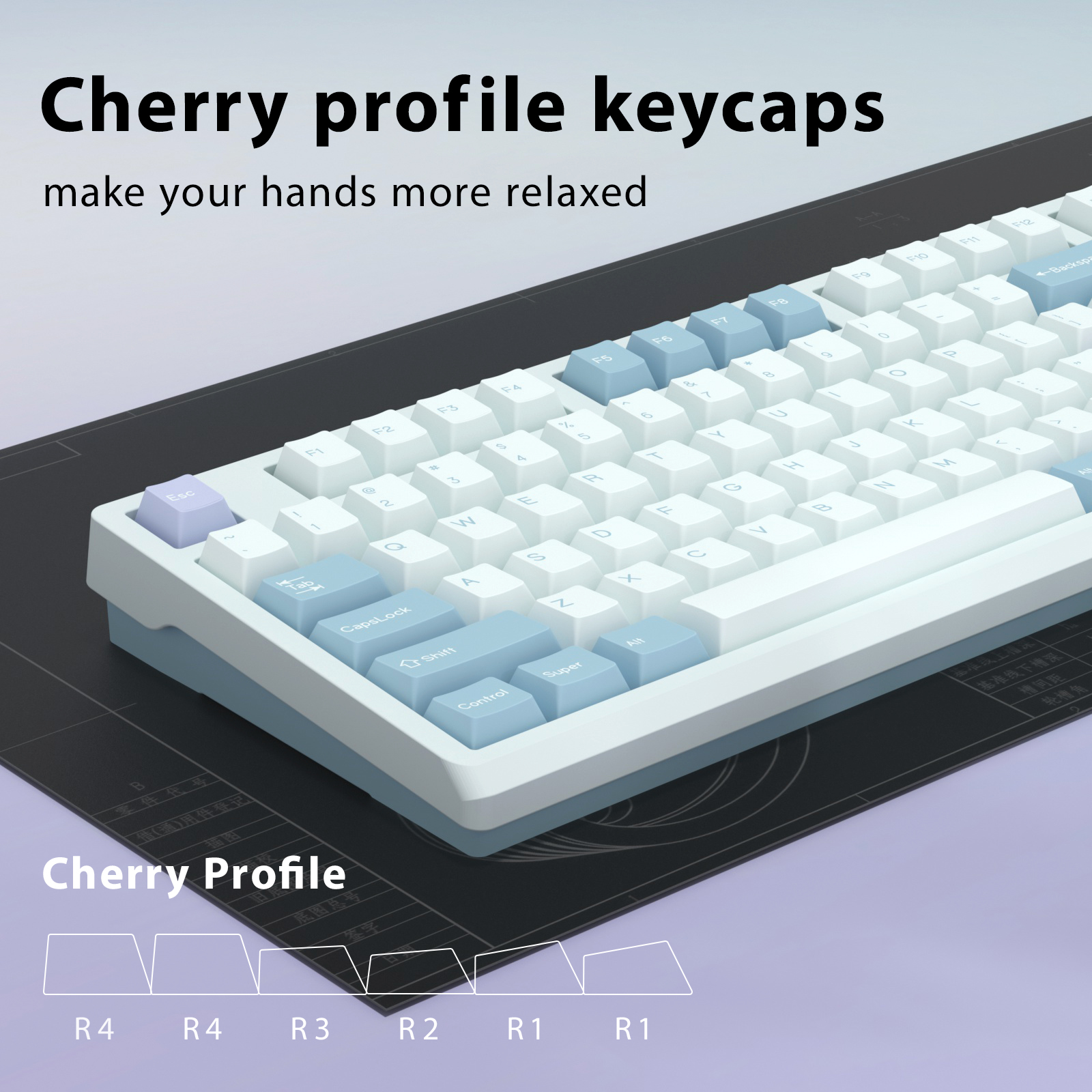 KBDiy GMK Illusion Keycap Cher - مراجعة Gaming Keyboard No Number Pad وسعره