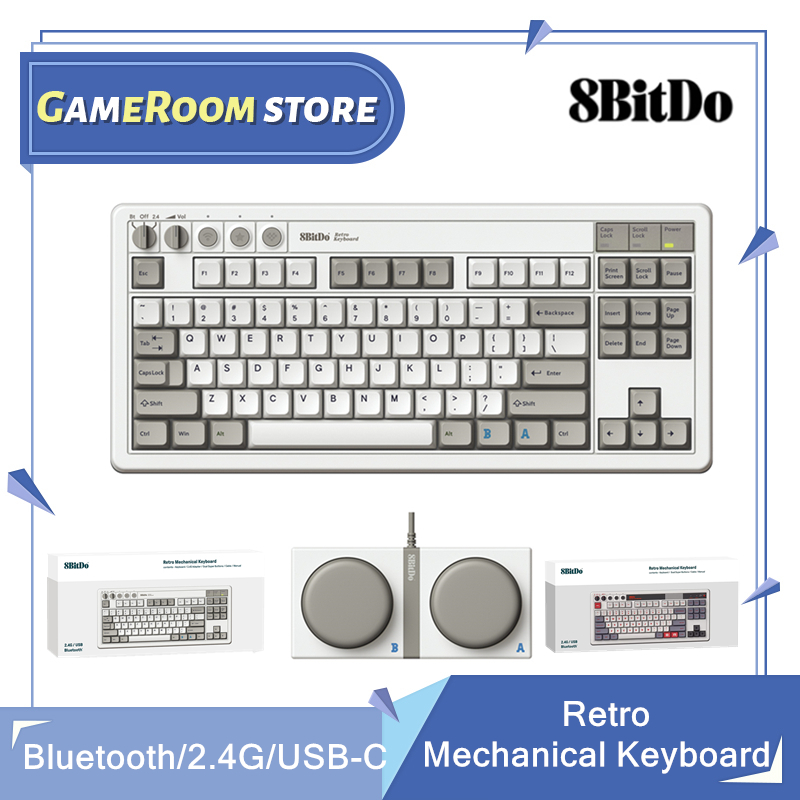 8Bitdo Retro Mechanical Keyboa - مراجعة Gaming Keyboard Type C وسعره