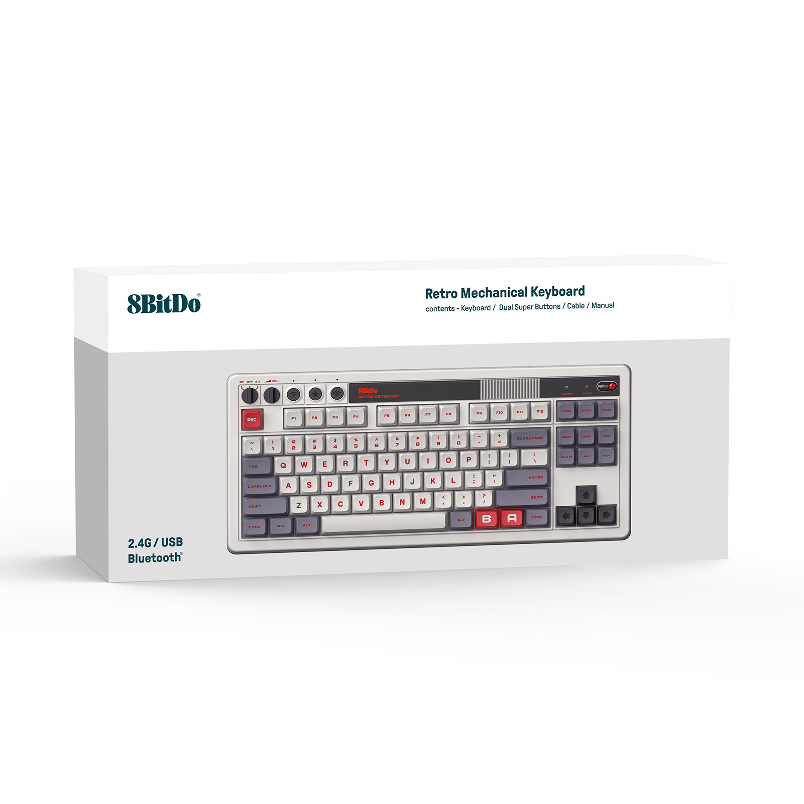 8Bitdo Retro Mechanical Keyboa - مراجعة Gaming Keyboard Type C وسعره