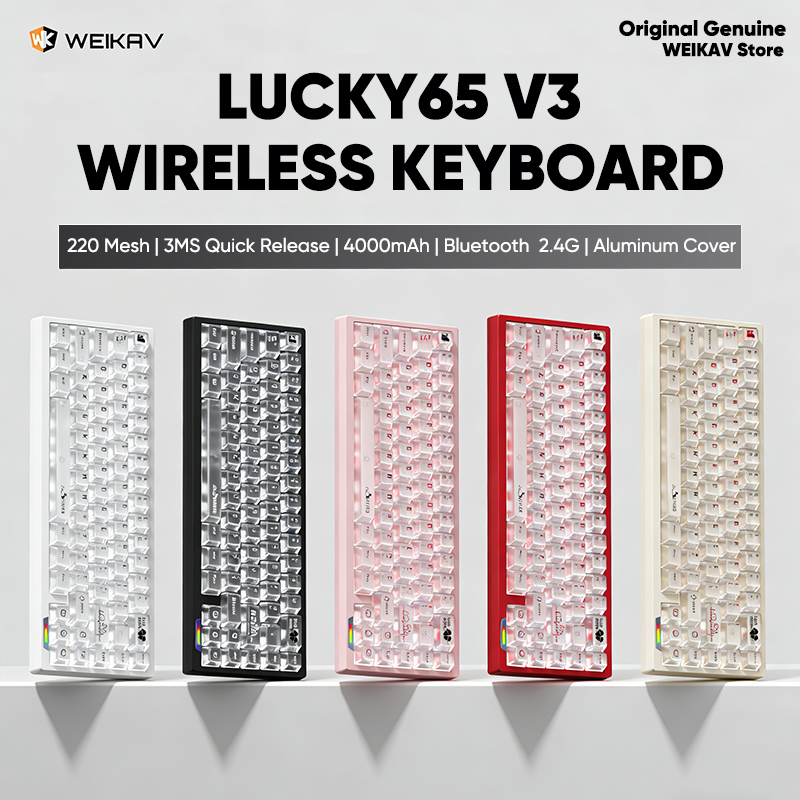 WEIKAV Lucky65 V3 Lucky65V3 Wi - مراجعة Gaming Keyboard Extension وسعره