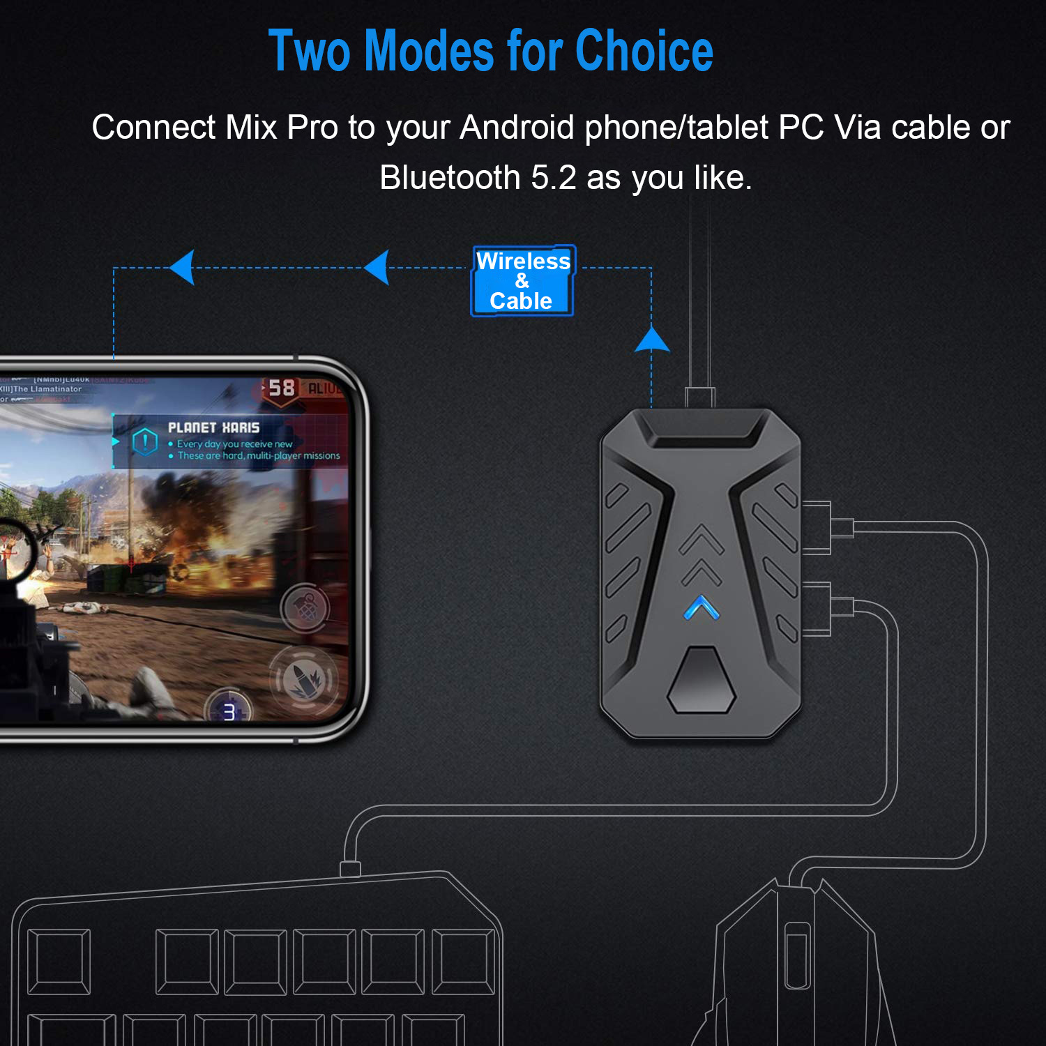 Mobile Games Converter Gaming  - مراجعة Gaming Keyboard And Mouse Converter For Mobile وسعره