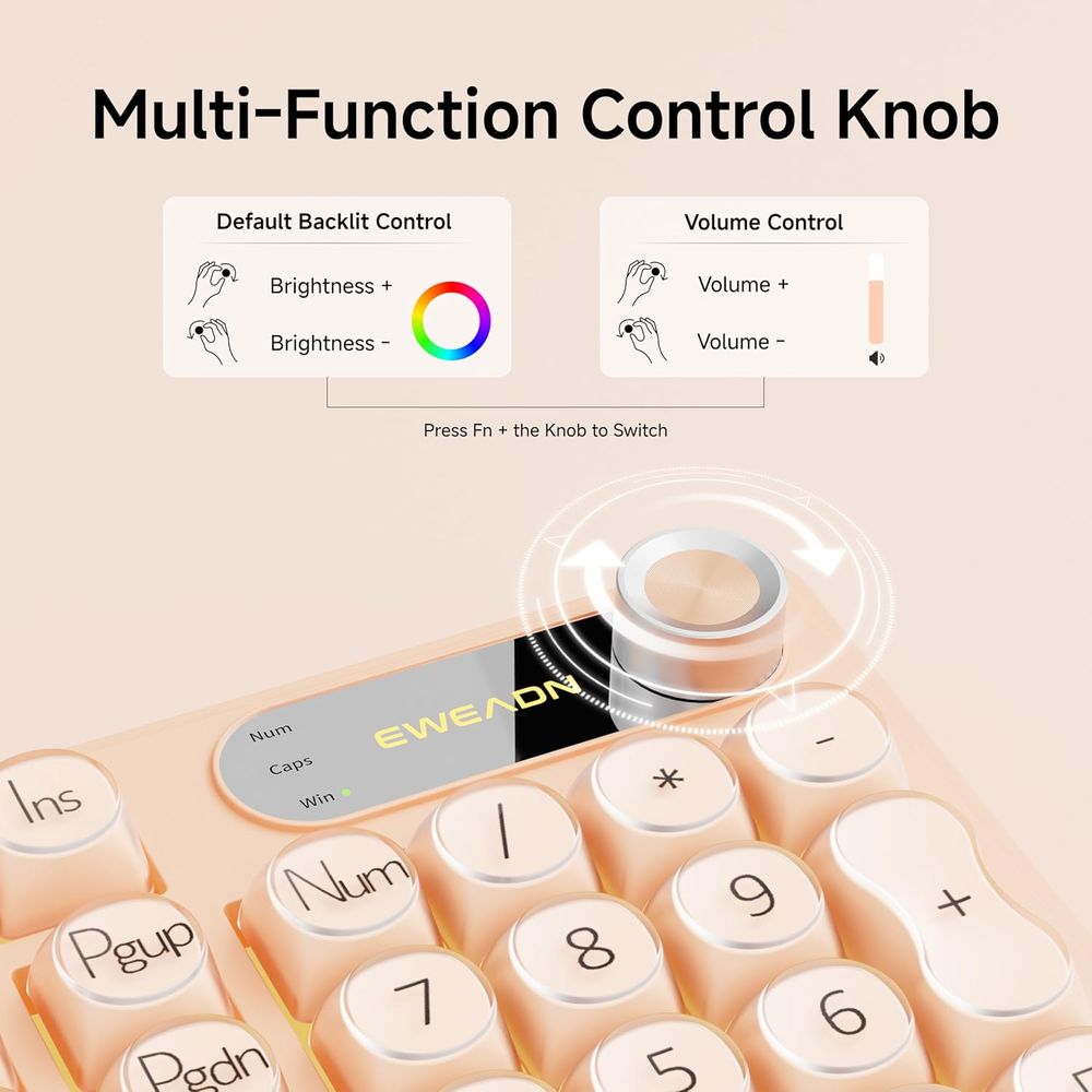 98-Key Creamy Gaming Keyboard  - مراجعة Gaming Keyboard No Number Pad وسعره
