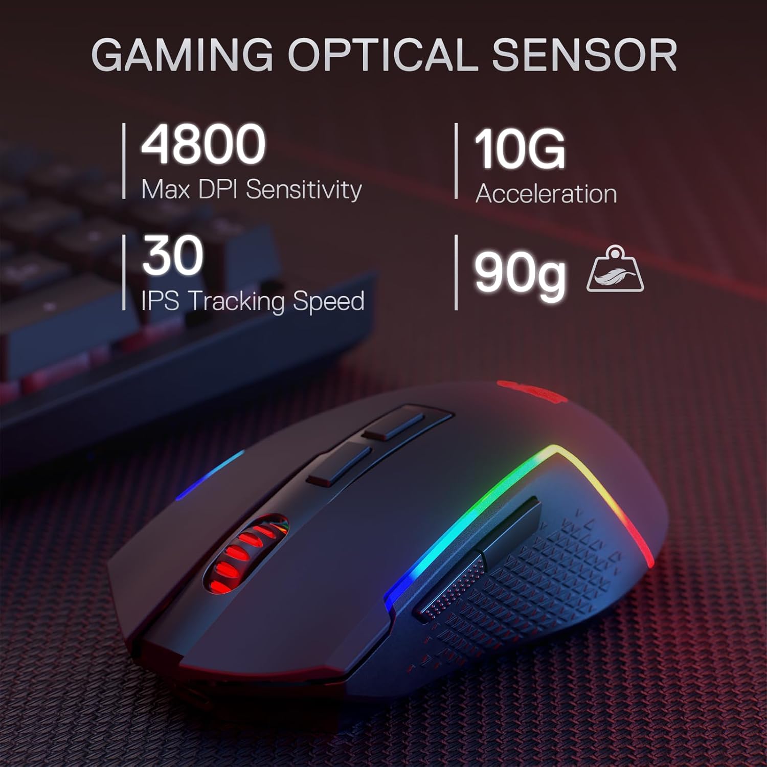 Redragon S142 Wireless Gaming  - مراجعة Gaming Keyboard Extension وسعره