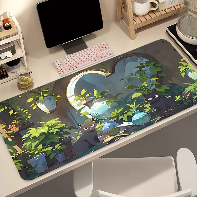Kawaii Black Cat Silicone Soft - مراجعة Gaming Keyboard Mouse وسعره