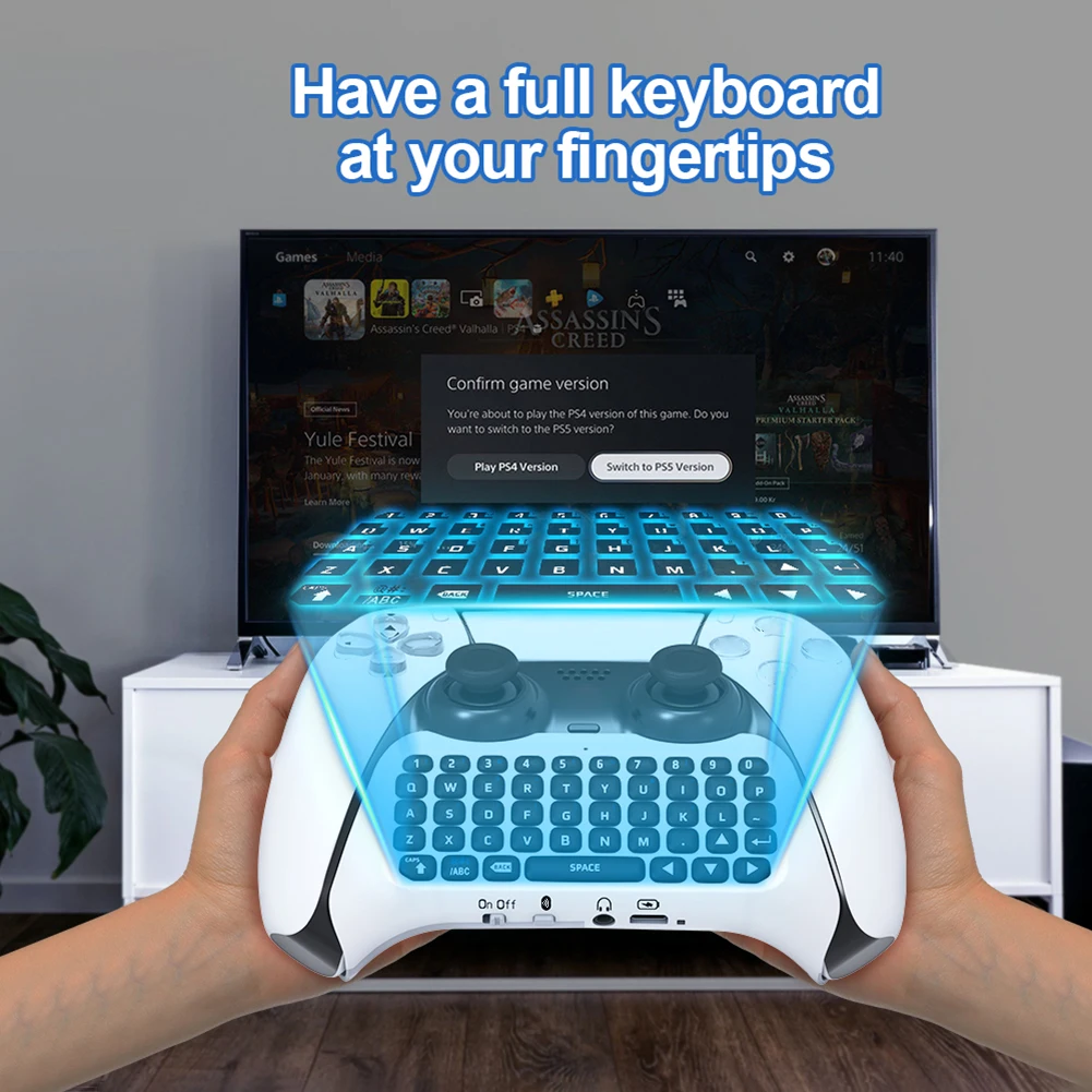 For Ps5 3.5mm Gaming Wireless  - مراجعة Gaming Keyboard Mini وسعره