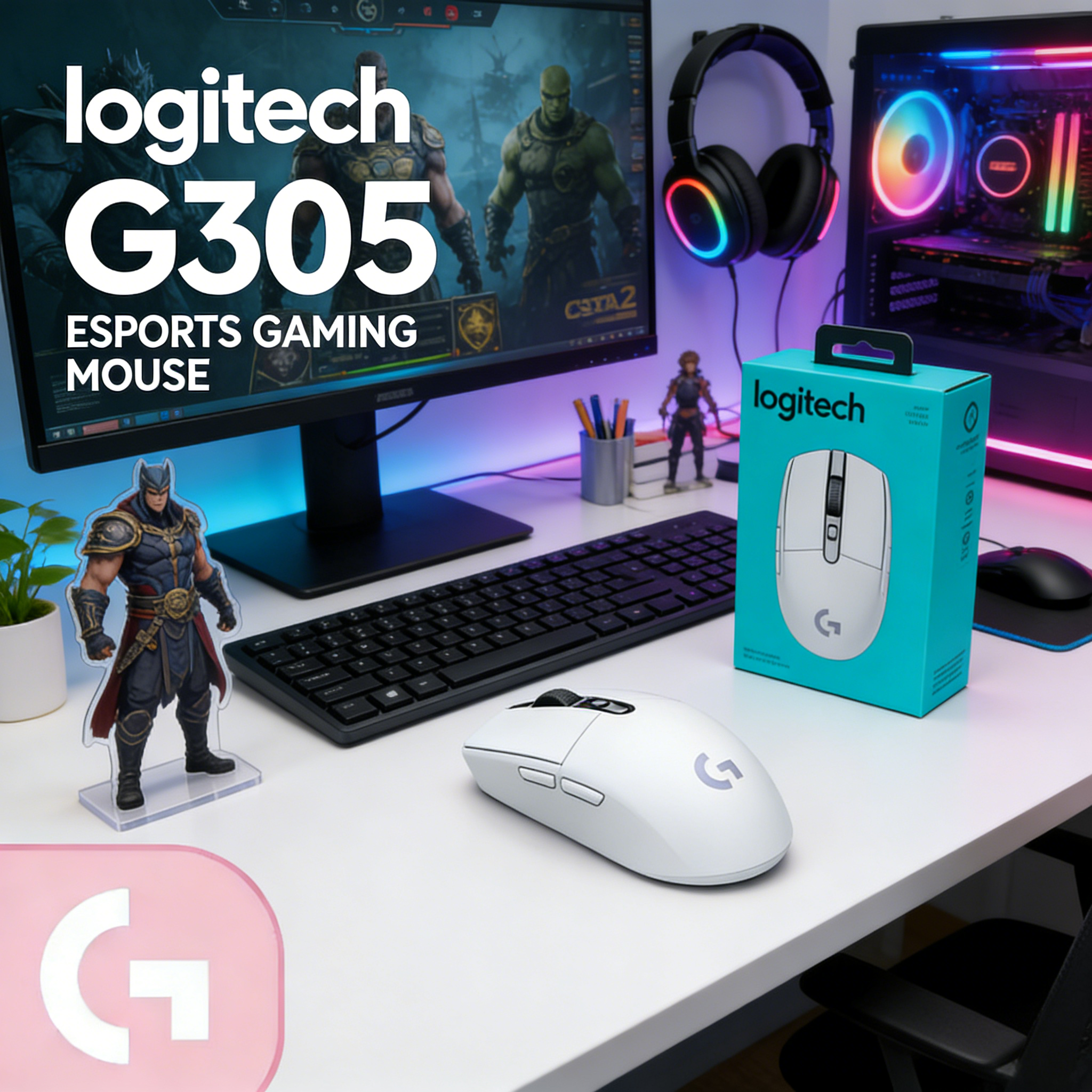 Logitech G305 Daedalus Rex LIG - مراجعة Keyboard Gaming Mac وسعره