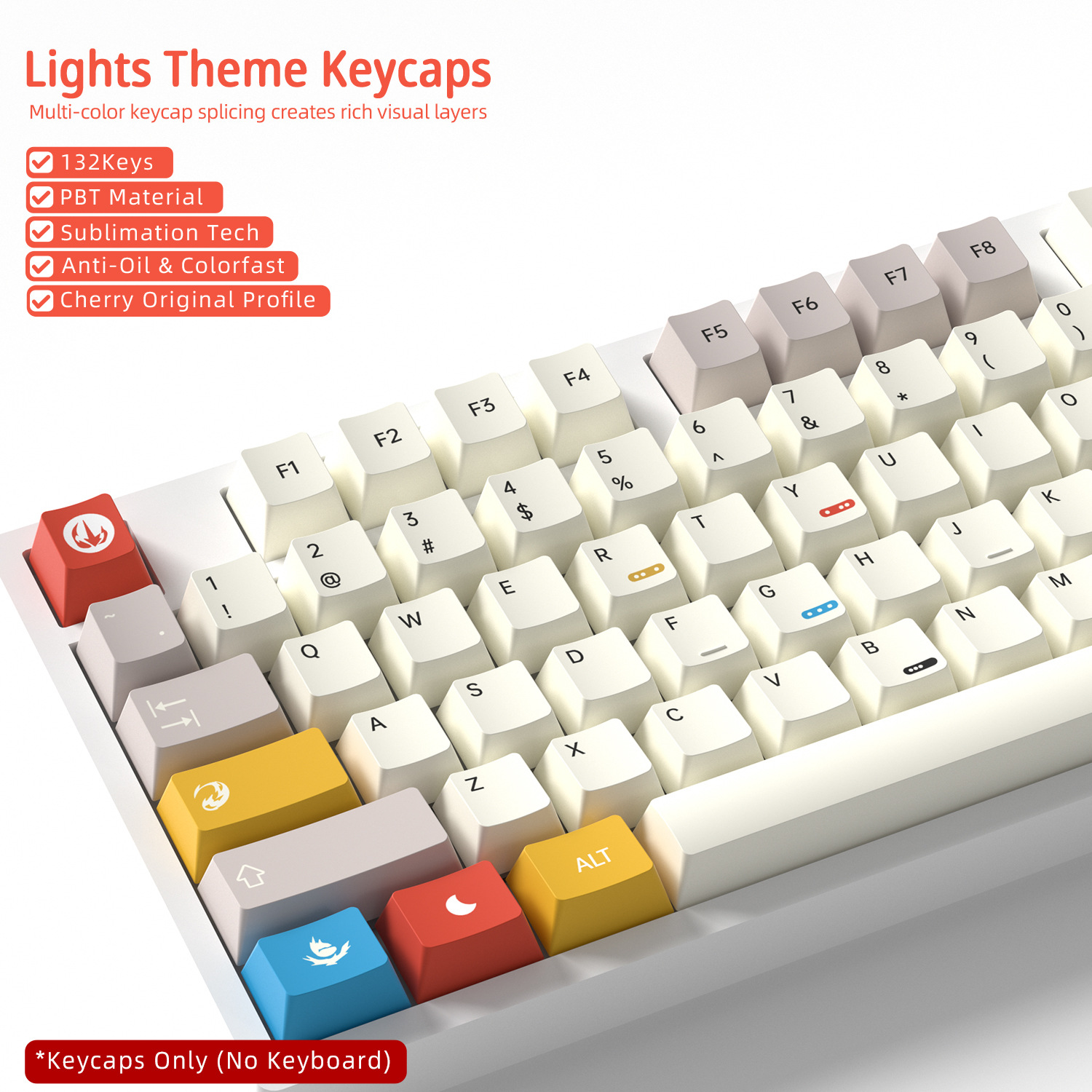 Cherry Profile Keycaps PBT 5-s - مراجعة Gaming Keyboard Extension وسعره