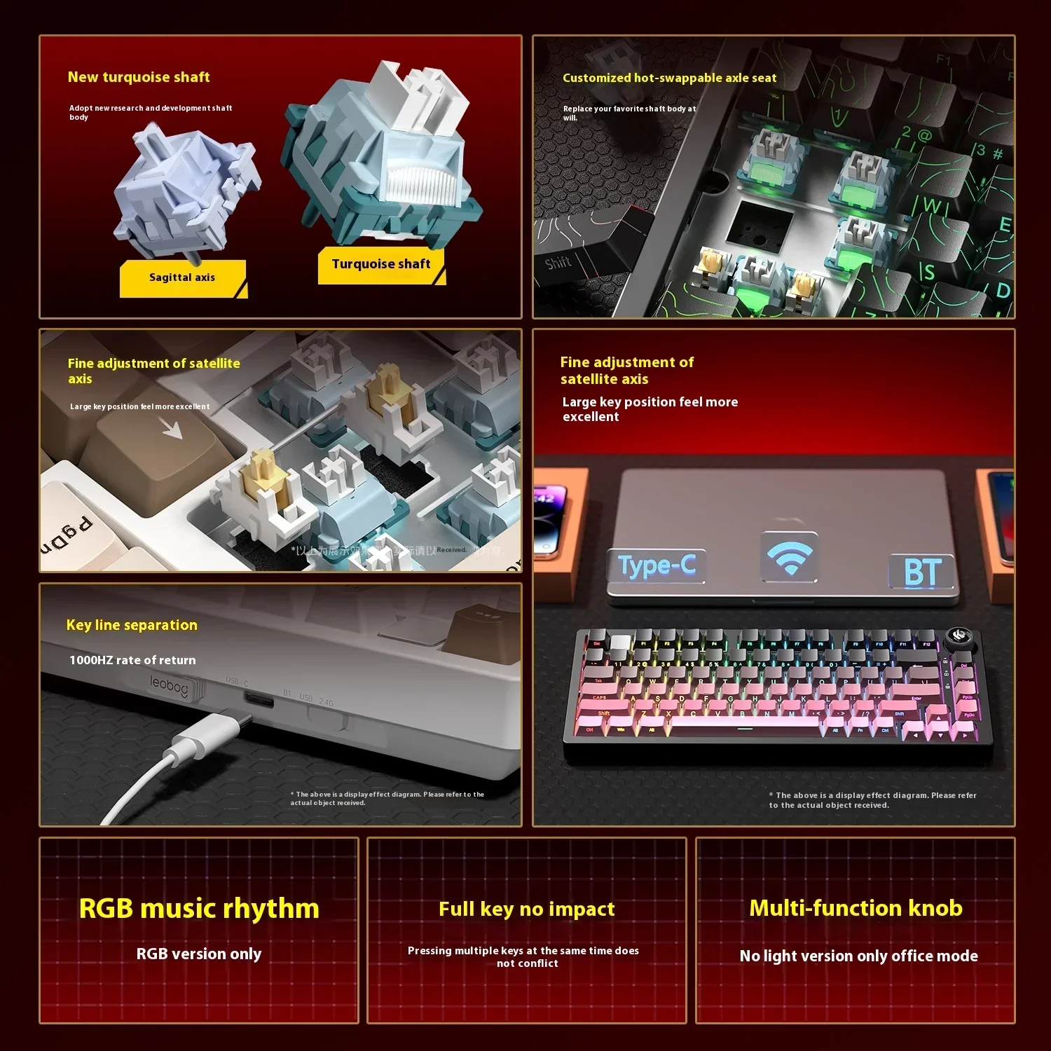 Leobog Hi75C Hi75 Hi75C Pro Al - مراجعة Gaming Keyboard Extension وسعره