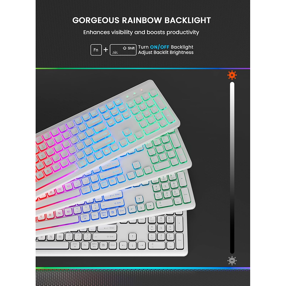 Backlit Wireless Keyboard and  - مراجعة Gaming Keyboard Extension وسعره
