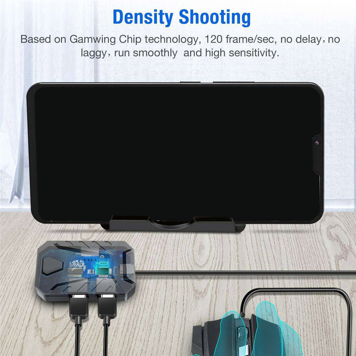 A57G-Keyboard and Mouse Conver - مراجعة Gaming Keyboard And Mouse Converter For Mobile وسعره