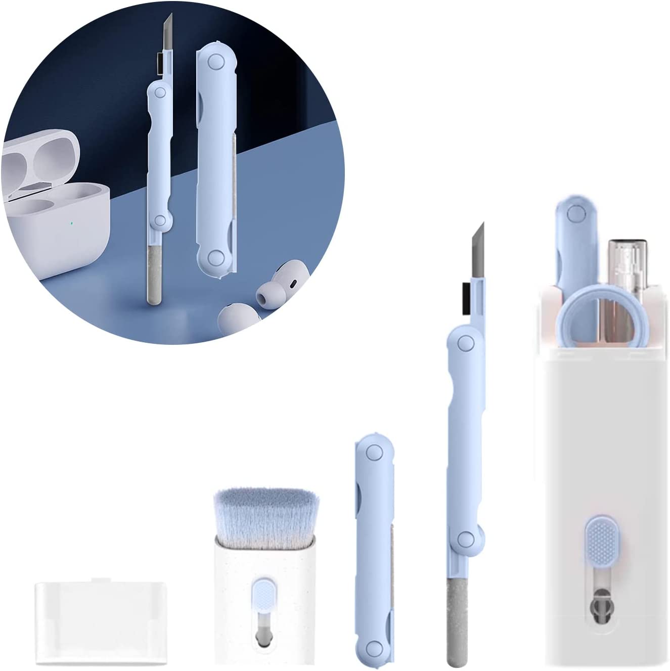 7 in 1 Electronic Cleaner Kit  - مراجعة Keycap Puller Ring وسعره