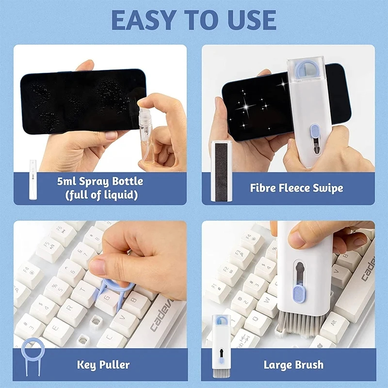 7 in 1 Computer Keyboard Clean - مراجعة Keycap Puller Ring وسعره
